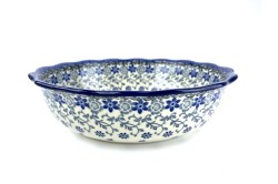 D78 Bunzlau Serveer Schaal golvende rand 1941X Ovale Schalen